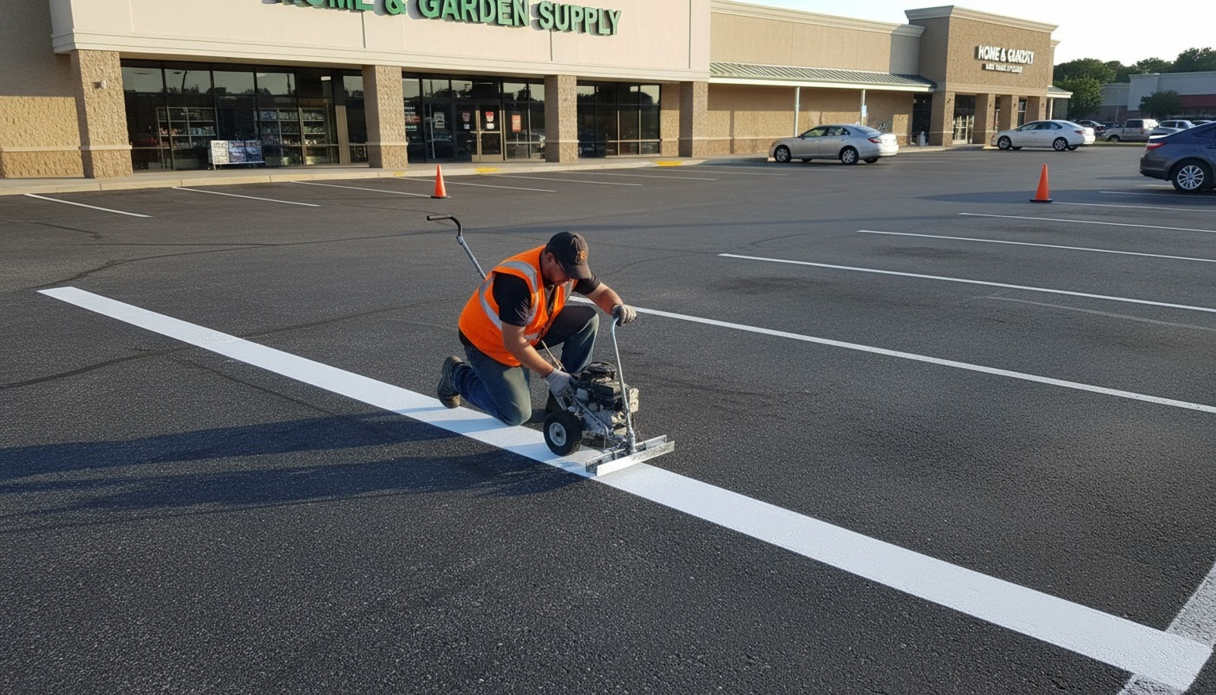 Commercial Parking Lot Striping & ADA Paving in Dunwoody, GA